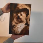 תמונת קנבס - הכלבה הנסיכה (קנבס בעיצוב אישי עם תמונה של הכלבה שלכם) photo review