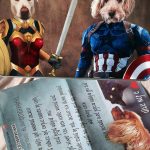 פאזל קפטן אמריקה ו-וונדרוומן (פאזל זוגי בעיצוב אישי עם תמונה של חיות המחמד שלכם) photo review
